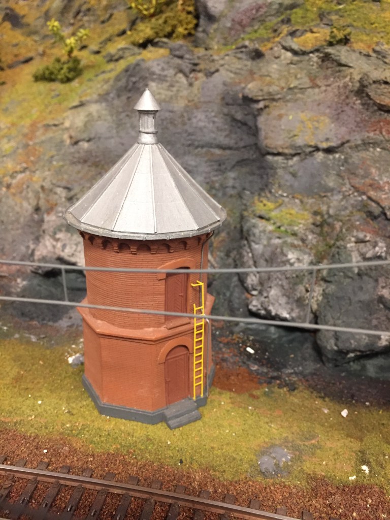 Vanntårn fra dampdriften er beholdt på Rombak st.