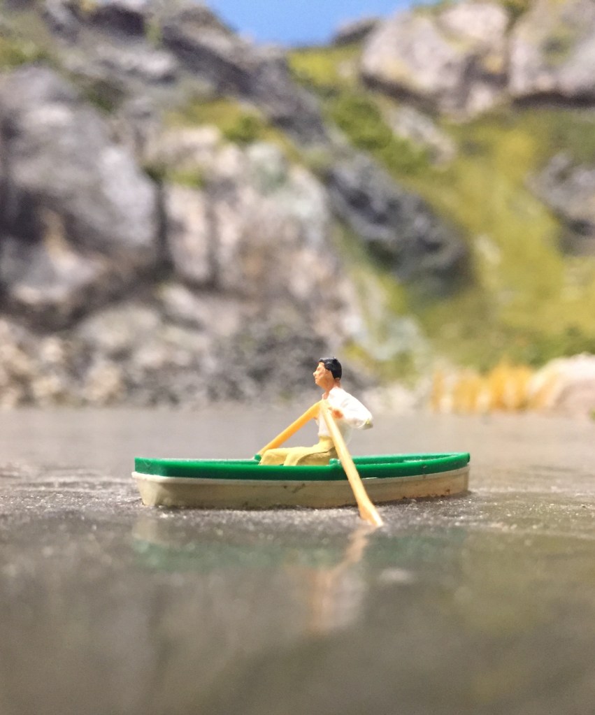 I robåt på Vassijaure